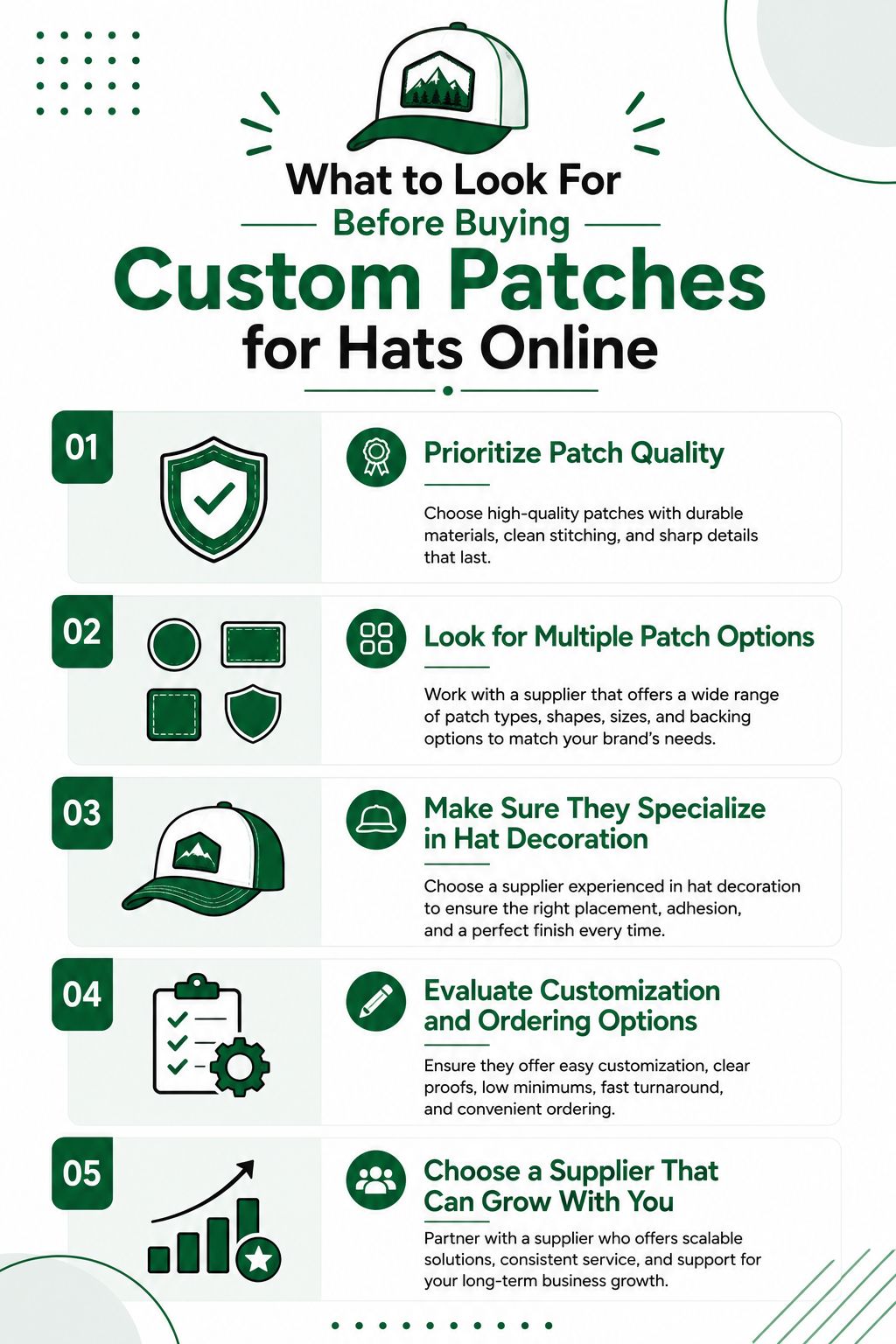 What to Look For Before Buying Custom Patches for Hats Online